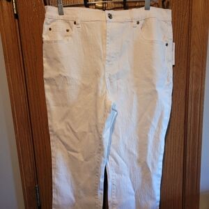 DG2- By Diane Gilman white jeans